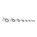 8X Repair Kit Fishing Rod Guides Tips Line Rings For Making Building Repair  LJ