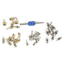 40pcs Assorted Car A/C+Tire Schrader Valve Cores with Tool R134a 8mm 10mm