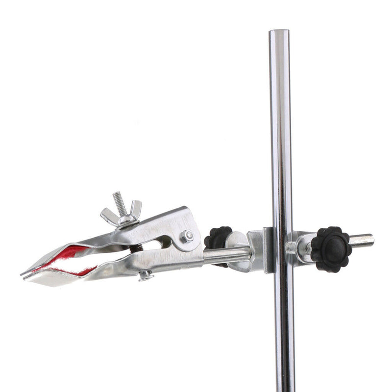 Lab Experiment Metal Beaker Tube Clamp Loop Stand Set Chemistry Experiment