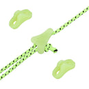 Outdoor Camping Luminous Awning Anti-slip Triangle Tent Rope Buckle (20pcs)