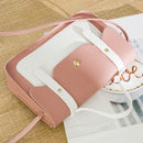 Women'S Handbag Mini Bag Ladies Strap Female Fashion Contrast Color Shoulde
