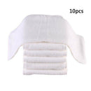 10X Microfiber Cloth Baby Diapers Inserts Liners 2 Layer Reusable Washab FCH