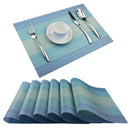 Placemat,Washable Cross-Weave Non-Slip Insulation Placemat Table Mat Set Of