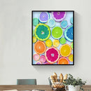 Colorful Oranges Rhinestone Full Round 5D DIY Diamond Painting Wall Picture