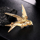 Swallow Bird Shape Enamel Brooches Animal Pin For Women Kids Scarf Suit Lap