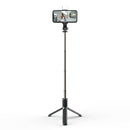 Q03S Aluminum Bluetooth Selfie Stick Tripod w/ Remote Shutter + Fill Light A