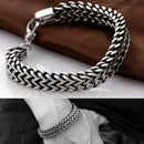 Stainless Steel Cuban Curb Link Chain Bracelet Men Women Hip Hop Jewelry 3c