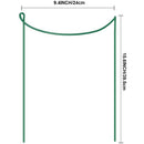 Garden Support Stake, 2-Pack Half Round Metal Garden Plant Supports, Garden Y3U9