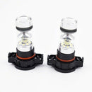 2x 5202 H16 PS24w High Power 100w 6000k Super White Led Fog Drl Lights Bulb M8G6