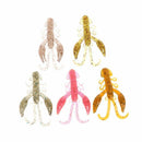 5Pcs Soft Fishing Bait Shrimp Lure Lobster Smell False Simulated Attractive Crab