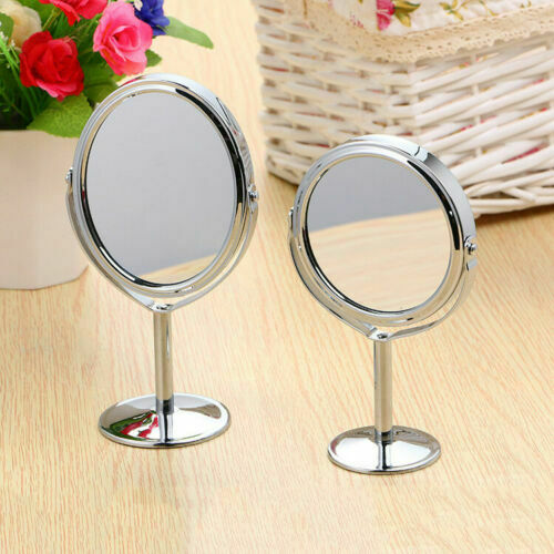 New Makeup Cosmetic Mirror & Double-Sided Normal and Magnifying Stand Mirro BX