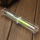 Box Case Pen Storage Box Stationery Organizer School Office Use Transparent 3C