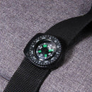 2pcs Belt Buckle Compasses for Outdoor Hiking Camping Emergency Survival
