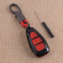 Carbon Fiber Remote Key Fob Case Shell Cover Fit Ford Focus Fiesta Kuga C-Max
