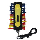 Golf Tee  Organizer Carrier With 12 Tees 2 Ball Markers Pencil Divot