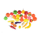 10pcs Mini simulation Fruits Vegetables Kitchen Toys Kid Pretend Play toys LJ