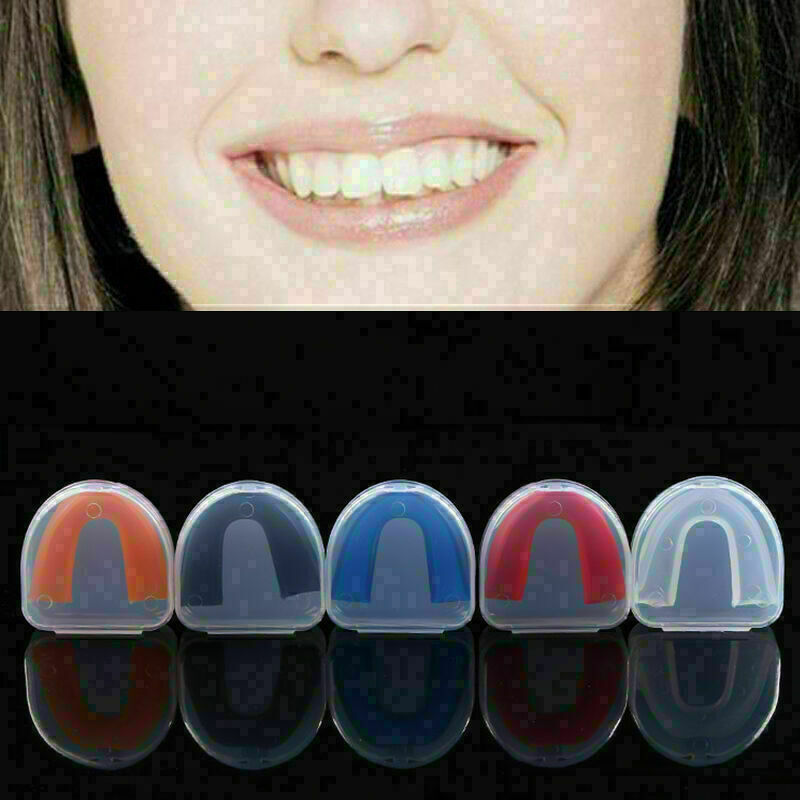 1set Sport Gum Shield Teeth Protector Mouth Guard Piece Rugby Football  Box D1H8