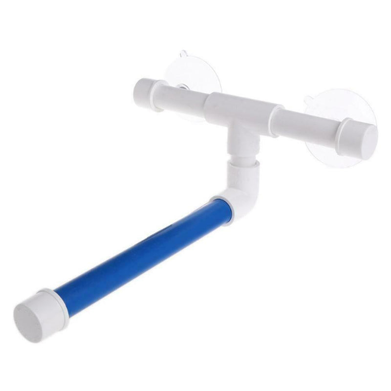 Pet Parrot Bird Standing Platform Rack Wall Shelf Bath Shower Stand Toys