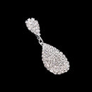 Women Girl Crystal Rhinestone Water Drop Dangle Earring Bride Wedding JewelryMOA