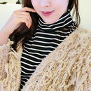 Women Faux Turtleneck Neck Dickey False Choker Mock Blouse Half Top Collar