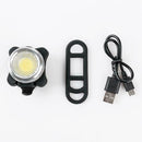 Cycling Bicycle Bike 3 COB LED Head Front Rear Tail light Rechargeable