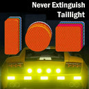 9Pcs Car Motorcycle Truck Reflective Stickers Creative Tape Safety Warning Q5C1