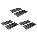 30 Pcs Grid Divider Tray Aquarium Fish Tank Filter Bottom Isolation Board