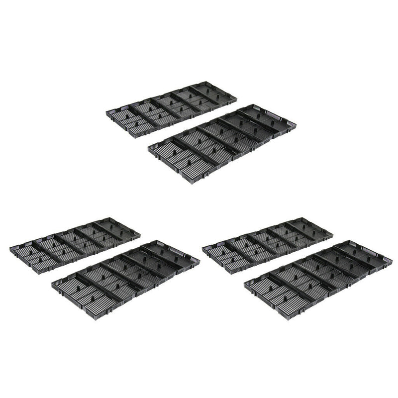 30 Pcs Grid Divider Tray Aquarium Fish Tank Filter Bottom Isolation Board