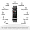 T6 IP67 Waterproof 0.96 inch Temperature Detection Data Record Blood Pressure