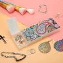 DIY Mandala Special Shaped Diamond Painting 2 Grids Jewelry Storage Box