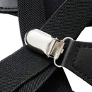 Suspenders Men Wide Adjustable Four Clip-on X- Back Elastic Braces Suspenders FT