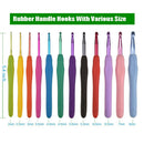 Knitting Needles Set, Crochet Hook Kit with Case, Crochet Hooks, Safety Pins,