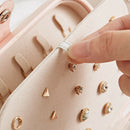 Korean Style Fresh And Simple Girl Earrings Plate Jewelry Box Protable Leat U8Z1