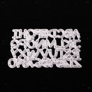 2Pc Letters Numbers Metal Cutting Dies for Cards Making Scrapbooking Album Decor