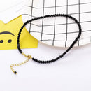 Black Mini Bead Necklace Fashion Women Choker Ladies Collar Chunky Party Jewelry