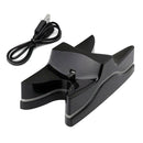 Dual USB Controller Fast Charging Dock Station Stand Holder with Built-in LED