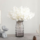 19inch Artificial Eucalyptus Leaves Branch Silk Leaves Green Wedding Decor White