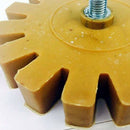 25Mm Rubber Pneumatic Degumming Disc Thread 5 / 16-24 Gear Diameter 100mm