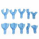 10pcs New Dental Impression Trays Autoclavable Dental Dental Q2N2 Central S K3T9
