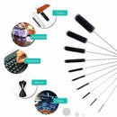 nylon+stainless steel Brush Set 2 Pack Cleaning Brushes Nylon Tube Brushes  X1Y6
