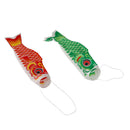 2 x Koi Fish Windsock, Japanese Windsock Carp Flag Koinobori Sailfish Fish Wind