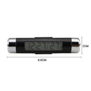 LED Digital Display luminous Thermometer Car Electronic Clock Air Outlet Clamp
