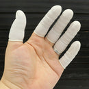 50Pcs Disposable latex rubber finger cots sets fingertips protector gloves-ME