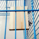 Pet Bird Parrot-Chew Toys Wood Hanging Swing-Cages Parakeet Stand Platform D1J4