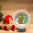 Christmas Tree DIY Special Shaped Drill Diamond Painting LED Mosaic Lights