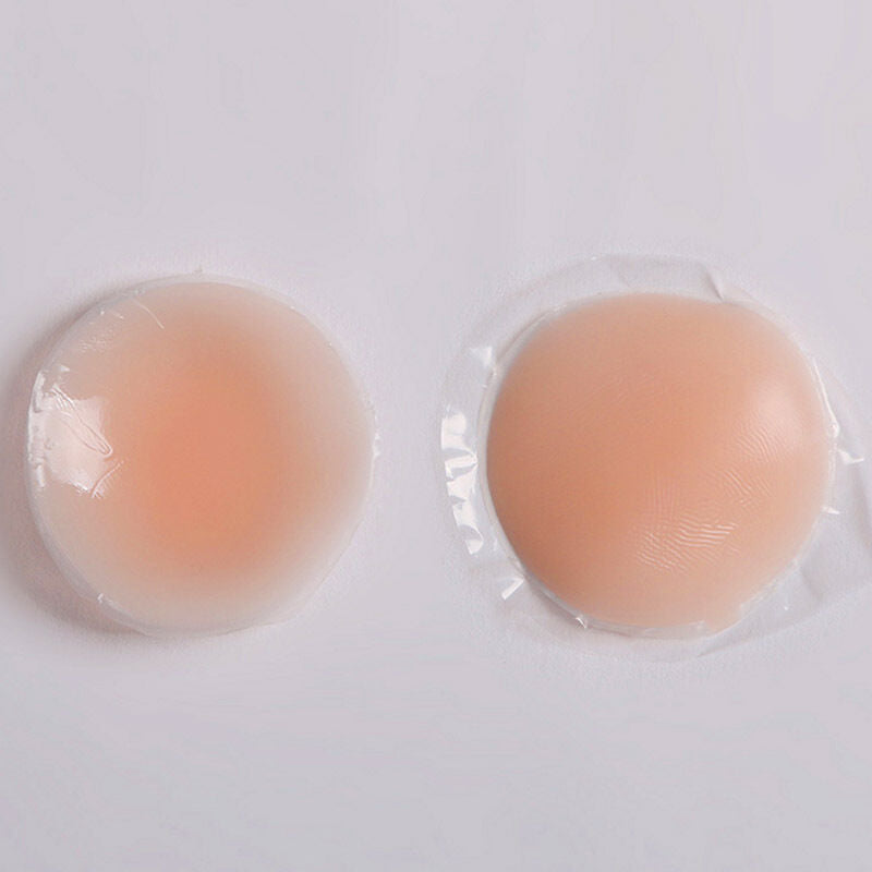 2x Adhesive Reusable Soft Silicone  Nipple Cover Invisible Bra Pad Pasties