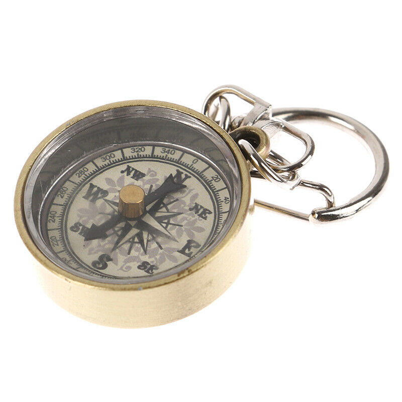 1pc Survival Compass Mini Compass Camping Compass Keychain Outdoor Camping Too-