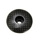 6 g Bicycle Headset Stem Cover Black Carbon Fiber Handlebar Top Cap ï¼W