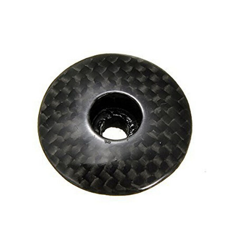 6 g Bicycle Headset Stem Cover Black Carbon Fiber Handlebar Top Cap ï¼W