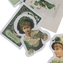46Pcs Cute Cartoon Style Decorative Stickers Adhesive Stickers Decoration DiaFT
